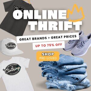 ✨ Thrift smarter, not harder!  from the comfort of home — up to 75% off retail